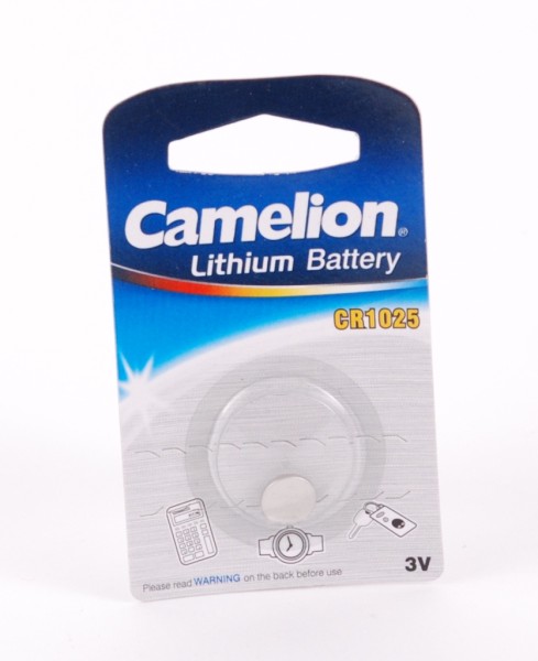 Элемент питания Camelion CR1025 3V 1шт